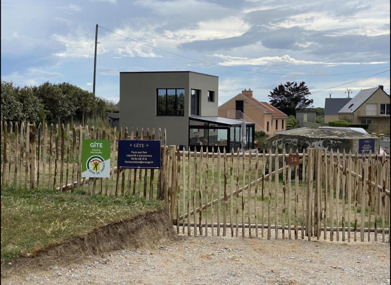Willa Face Aux Isles Saint-Marcouf Zewnętrze zdjęcie